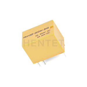 รีเลย์กำลังไฟฟ้า Hentet รุ่นใหม่ HK4100F-DC24V-SHG แบบ DIP ประสิทธิภาพสูง ขนาด 10.5x14.5 มม. รองรับกระแสเกิน <span class=keywords><strong>2</strong></span> แอมป์ - Product Image 1