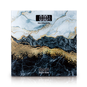 Báscula De baño RAF Bascula De Bano Max 180kg Alta precisión Encendido automático Apagado Pantalla de temperatura interior LCD Alta definición - Product Image 1