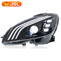 Phares de Style Automobile à LED W204 2007-2010 pour C200 C300 avec Bi-Xénon HID et Clignotant Dynamique DRL