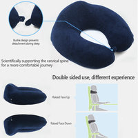 Oreiller de voyage en mousse à mémoire de forme ergonomique de haute qualité