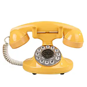 Telepon Telepon Rumah Antik, Telepon Genggam Antik dengan Kabel Rj11 Retro Telepon Rumah Kabel