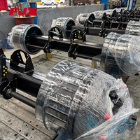 JUXIN Factory Supply 14T High Rigidity Anti Deformation German Style Trailer Axle Heavy Duty Semi Trailer Axle