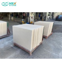 HZX Pierre d'ingénierie naturelle Pavés calcaires blancs Portugal Pavés calcaires beige Porto avec finition de surface aiguisée