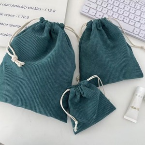 Bolsa de Almacenamiento de Joyas Plegable, Ecológica, Duradera, de Color Sólido, con Cierre de Cordón, Portátil, de Gran Capacidad, para Regalo - Product Image 6