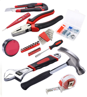 Boîte à outils de réparation de travail du bois d'électricien 37 pièces