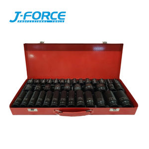 Juego de enchufes de impacto de 1/2 "y 35 Uds., herramientas manuales, destornillador eléctrico, juegos de herramientas neumáticas artesanales de alta resistencia a la venta - Product Image 2