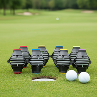 Outil d'alignement de balle de golf à 360 degrés avec logo personnalisé, marqueur de balle de golf en plastique à lecture facile, accessoires de golf pour le putting, vente en gros