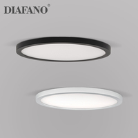 Vente en gros 48v 12w ultra-mince rond de luxe nordique salon chambre moderne encastré plafonnier LED