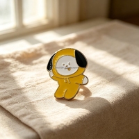 Badge magnétique en alliage de zinc émaillé, sans épingle, logo personnalisé, broche en métal pour sac, sac à dos, chapeau, vêtements, décoration, ornement