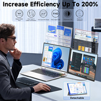 OEM P5 15.6 pouces Full HD 1080P IPS Moniteur portable pour ordinateur portable Extension à double écran Double extension de moniteur portable pour ordinateur portable