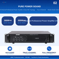 Amplificateurs audio HK-A2306, système sonore 4*300W pour performances live, disponible pour la vente en gros aux distributeurs
