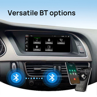 Autoradio Android 14 8,8 pouces pour Audi A4 A4L B8 2008 - 2016, autoradio avec WIFI 4G SIM BT, écran multimédia Carplay avec GPS