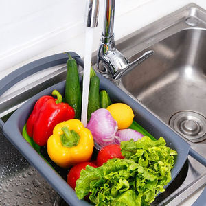 <span class=keywords><strong>Passoire</strong></span> et <span class=keywords><strong>passoire</strong></span> à pâtes en <span class=keywords><strong>Silicone</strong></span> <span class=keywords><strong>rétractable</strong></span> pliable pour légumes et fruits - Product Image 2