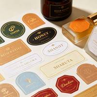 Promotion : Autocollant en vinyle holographique brillant, écologique, durable, résistant à l'huile, aux UV, à la chaleur et à l'eau, pour usage alimentaire