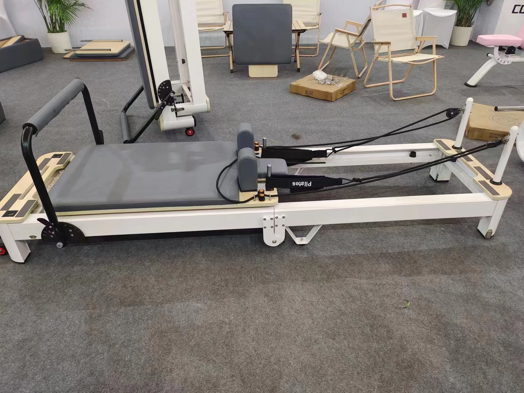 Foldable Reformer Pilates Aluminum YP001