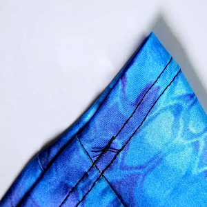 Men's <b>Blue</b> Tie Dye UPF 50 Fishing Hoodie <b>Long</b> <b>Sleeve</b> Anti UV Sun Protection Polyester Pullover Shirt Adult Wear - Product Image 4