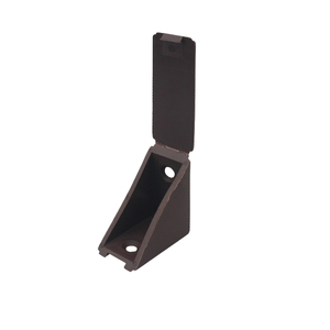 Soporte de Esquina de Plástico Grande de una Pieza con Cuatro Orificios, Conector Triangular en Forma de L para Fijación en Ángulo Recto de 90 Grados - Product Image 2