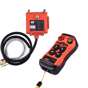 DC 12V 24V 110V 360V LCC Q400 100m 4 Button Single Speed Wireless Remote Control Electric Hoist Wireless Remote Control