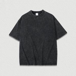 Custom Logo Acid Wash T-shirt 100% Cotton <b>Tshirt</b> Breathable Oversized T-shirt <b>Vintage</b> T Shirts - Product Image 2