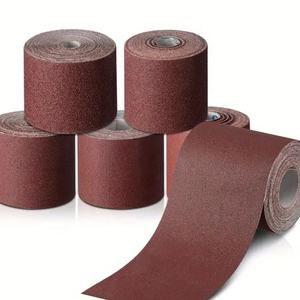 ชุดม้วนกระดาษทรายสำหรับขัดไม้80/120/180/240/320/400สีแดงสำหรับขัดไม้โลหะ - Product Image 3