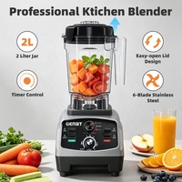 2200W Pure Koperen Motor Blender Chopper Mixer Blender Fruitmixer Hoge Capaciteit Blender
