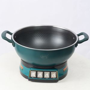 Electric Hot Pot Stainless Steel Single Layer 5L Steaming Boiling Stir Frying Household Cooking Appliance - Product Image 2