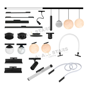 Éclairage de <span class=keywords><strong>magasin</strong></span> et de salle d'exposition : <span class=keywords><strong>Rail</strong></span> magnétique encastré, Luminaires LED magnétiques sur <span class=keywords><strong>rail</strong></span>, <span class=keywords><strong>Rail</strong></span> magnétique LED extrêmement étroit de 5 mm - Product Image 3