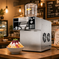Machine à glace pilée commerciale en acier inoxydable pour Bingsu, idéale pour les salons de thé, les cafés et les stands de rue