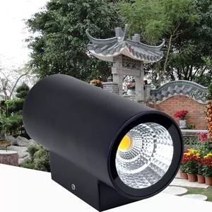 Cube noir carré fantaisie lumière nordique <span class=keywords><strong>anglais</strong></span> Updown extérieur du mur Ip65 Down Led lampe de jardin pour extérieur intérieur - Product Image 2