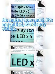 Draagbare handlup met LED-verlichting, 3x <span class=keywords><strong>5x</strong></span> 10x vergroting, optische acrylglaslens, juweliersloep voor lezen - Product Image 3