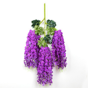 Flores Artificiales de Glicinia, Enredaderas de Seda para Techo, Decoración para Bodas, Alta Simulación, Accesorios para Fotografía en Exteriores - Product Image 5