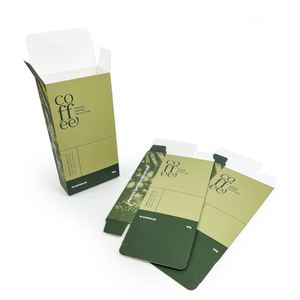 Boîte <span class=keywords><strong>d</strong></span>'emballage de cartes en papier de qualité supérieure plastifié mat imprimé avec logo personnalisé OEM pour supplément de capsules de café thé boîte de cartes en papier - Product Image 5