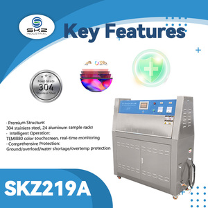 SKZ219A-UV <span class=keywords><strong>ASTM</strong></span> Edelstahl Witterungsbeständigkeits- und Alterungskammer Wasserdichter Schutz Hochpräzise Automotive UV-Testkammer - Product Image 3