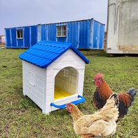 Nichoir à poules facile à assembler, boîte à œufs en plastique pour poules, poulailler avec perchoir