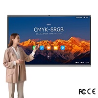 Tableau blanc interactif intelligent 4K 120Hz à 20 points tactiles, best-seller, 55/65/75/86/98/110 pouces, pour une utilisation en classe