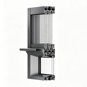 Ventanas Corredizas Horizontales de Alta Seguridad con Doble Acristalamiento Templado y Perfil de Aleación de Aluminio para Casas Modernas y Villas - Product Image 2