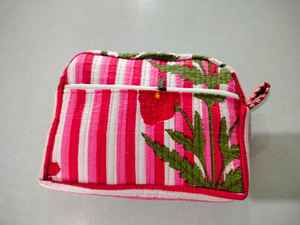 Bolsa de Viaje de Fin de Semana de Lujo con Diseño de Patchwork, Bolsa de Lona Acolchada con Estampado de Bloques de Algodón, Gran Capacidad, Duradera, para Deportes, Viajes, Gimnasio, Yoga - Product Image 3