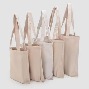 Sac en coton recyclé écologique avec logo personnalisé, motif lettres, taille moyenne, réutilisable, vente en gros, prix d'usine - Product Image 2