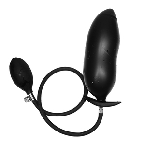 Dildo Anal de Silicona para Adultos, Tapón Anal Negro Inflable, Estimulador de Ano Grande, Producto Sexual para Hombres y Mujeres - Product Image 5