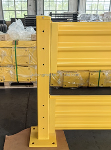 Barreira de Segurança Industrial de Alta Resistência com 3 Ripas, Protetores de Segurança para Armazém, Barreira de Segurança para Tráfego - Product Image 2
