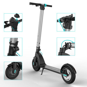 Mini Smart <strong>Skooter</strong> Electric Silver and Black 2 Wheel 350 W 5 Ah Long Range Electric Scooters - Product Image 5