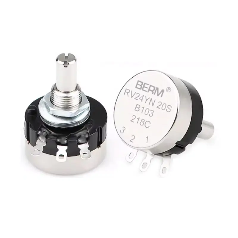 CXCW RV24YN20S 3W 500R 1K 2K 3K 5K 10K 20K 50K1M 100K carbone simple tour bourns potentiomètre potentiomètre à glissière