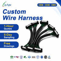 Cable coaxial micro LVDS eDP de 51 pines y 0,5 mm, ensamblaje de cableado OEM personalizado de 5,4 Gbps para pantallas LCD de TV industrial y computadoras