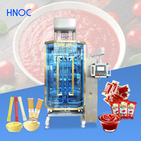 Machine de remplissage de sachets pour mayonnaise, sauce soja, huile de cuisson, liquides alimentaires et pâte de tomate HNOC