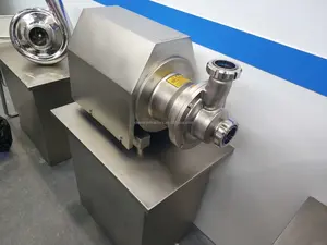 Self Priming Centrifugal Pump 1.5 Hp 1/3 Phase Sanitary Stainless Steel CIP Self Priming Absorb Centrifugal Pump For Milk/water Manufacturer