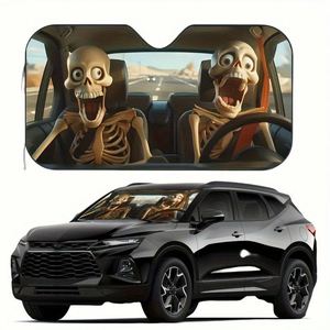Universal Car Windshield <strong>Sun</strong> <strong>Shade</strong> - Foldable <strong>Sun</strong> Visor for UV Blocking &amp; Heat Insulation - Product Image 1