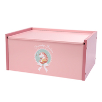PHOOHI Ensemble de maquillage en bois rose pour filles: chaise de coiffeuse pour tout-petits, kit cosmétique de jeu de simulation pour un plaisir éducatif