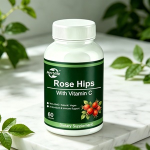 Suplementos Dietéticos de Rosa Mosqueta al por Mayor, Fabricación OEM/ODM, Marca Privada, Cápsulas de Extracto de Rosa Mosqueta con Vitamina C 1000mg, Antioxidante - Product Image 2