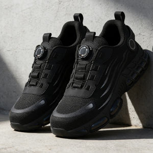 Nouvelles Chaussures de Sécurité Noires Anti-écrasement à Embout en Acier 2026 Respirantes et Légères pour Hommes - Product Image 1