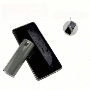 Nettoyant d'écran portable pour téléphones, tablettes et voitures - Spray et chiffon de nettoyage technologique promotionnels personnalisés (matériau ABS) - Product Image 2